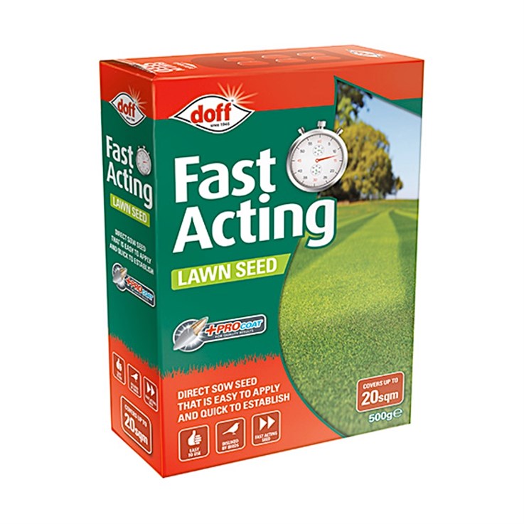 Doff Fast Acting Lawn Seed 20m2 500g